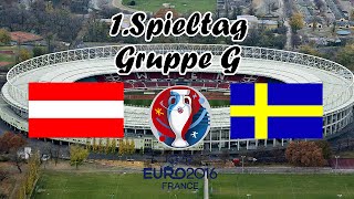 EMQualifikation 2016 Prognose ÖsterreichSchweden Gruppe G 1Spieltag  DerMichiLP [upl. by Nonez]