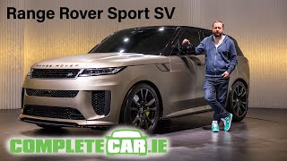 The new 635hp Range Rover Sport SV  Performance details and tech deep dive [upl. by Adnorehs]