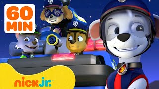 PAW Patrol Become Police Pups w Chase Marshall Rocky amp Skye  1 Hour Compilation  Nick Jr [upl. by Zehcnas377]