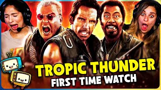 TROPIC THUNDER 2008 Movie Reaction  Ben Stiller  Robert Downey Jr  Jack Black [upl. by Aivull]