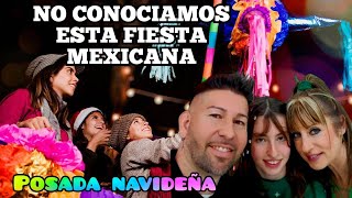 VAMOS A UNA FIESTA MEXICANA la POSADA de NAVIDAD  nos lo pasamos GENIAL y nos dan MUCHOS regalos [upl. by Ahsekam169]