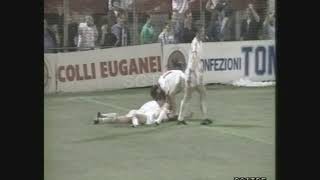 PADOVAMILAN 11 GOL DI BORGONOVO E MINGATTI GARA AMICHEVOLE STADIO APPIANI 1989 [upl. by Kamat]