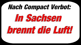 Sachsen Erste Demos gegen Compact Verbot [upl. by Nilats]