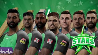 Melbourne Stars  Big Bash League  Indian Edition  BBL Squad  Cricket 24 [upl. by Conti]