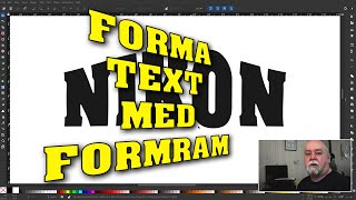 Forma text exempel i inkscape [upl. by Sasha670]