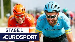 BinckBank Tour 2019  Stage 1 Highlights  Cycling  Eurosport [upl. by Ravi839]