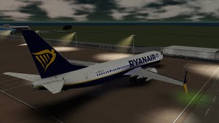 Рейс Ryanair Boeing 737  эконом класс лидс  Барселона  Roblox flight [upl. by Aztirak558]