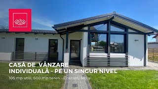 Casa de vanzare in Sibiu  Cristian  individuala  pe un singur nivel [upl. by Flessel]