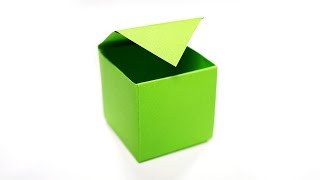 Origami Box  Paper Folding  Papier Falten  종이접기  Paper Crafts 1101 おりがみ [upl. by Ahtiekahs]