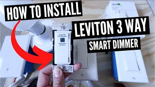 How To Install 3 Way Leviton Smart Switch Gen 2 2021 [upl. by Arateehc]