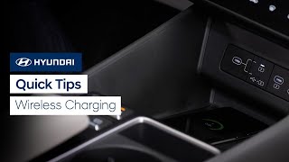 Quick Tips Wireless Charging  Hyundai [upl. by Perlis715]