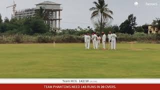 Live Cricket Match  Team MCG vs TEAM PHANTOMS  16Dec23 1245 PM 20 overs  MCG T20 CHAMPIONS LEA [upl. by Trellas467]