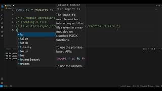 FS Module in NodeJs [upl. by Ilaw]