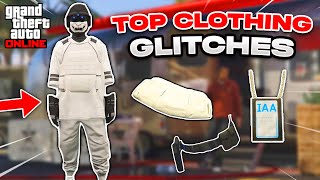 GTA 5 TOP CLOTHING GLITCHES AFTER PATCH 168 Gun Belt IAA Badge Duffel Bag amp More  GTA ONLINE [upl. by Sherie945]