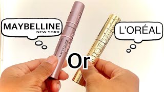 Best Mascara 2024 Review Maybelline Sky High Vs LOreal Panorama [upl. by Malin967]