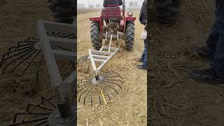 SelfMade Straw Raking And Collecting Device Seems Not Work [upl. by Lashondra150]