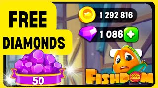 5 Ways How To Get FREE Diamonds in Fishdom [upl. by Erdei]