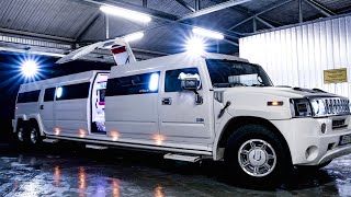 Hummer H2 Stretchlimousine 6x6 [upl. by Omoj]