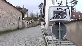 Porrentruy Switzerland Walk Through Town to Castle 2020 [upl. by Elagibba973]