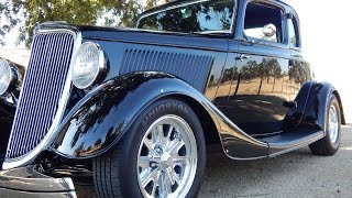 1934 Ford 5W Coupe Resto Rod Stunning Henry Steel Sorry Sold [upl. by Lorianna]