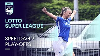 KRC Genk Ladies winnen voorproefje van de bekerfinale  Round up speeldag 9 Playoffs [upl. by Yhtac]