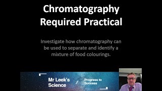 15 Chromatography Required Practical AQA GCSE Chemistry [upl. by Labotsirc]