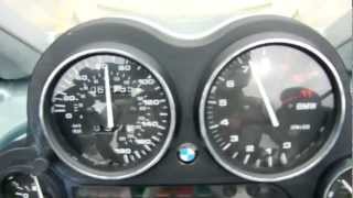 BMW 2004 K1200GT  Zero to 100 mph to zero [upl. by Isteb]