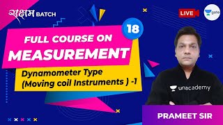 Dynamometer Type Moving Coil Instruments  1  Lec 18  Measurement  GATE 2021 EE Exam [upl. by Penhall593]