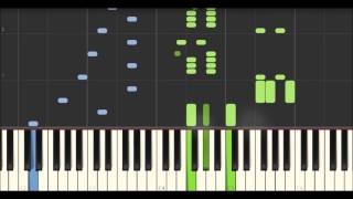 Danse Des Mirlitons  Peter Ilyich Tchaikovsky Piano Tutorial Synthesia [upl. by Inalel]