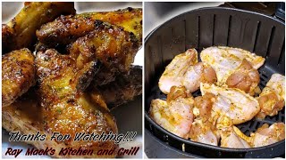 Air Fryer Lemon Pepper Wings  Chef Bae  Cuttin Up With Bae  Chicken [upl. by Mcafee]