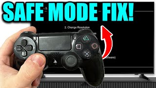 How to Fix PS4 Wont Enter Safe Mode PS4 Safe Mode Easy Fix [upl. by Gonyea]