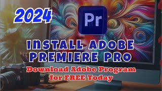 Descargar e Instalar Adobe Premiere 2024 español Fácil y Rápido FREE ¡Ultima Actualización [upl. by Amary]