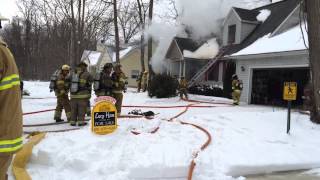 Fire destroyes Argentine Township home [upl. by Hook]