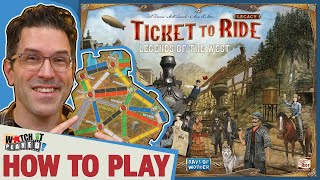 Ticket To Ride Legacy Legends Of The West  How To Play [upl. by Ainslie431]