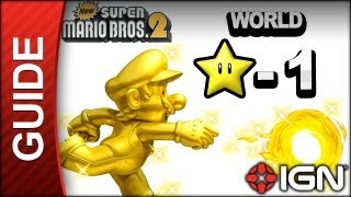 New Super Mario Bros 2  Moon Coin Guide  World Star1  Walkthrough [upl. by Inalaek]