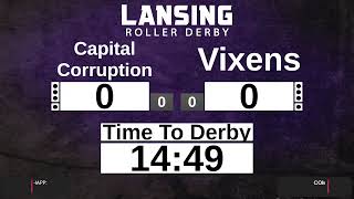 Lansing Roller Derby  Capital Corruption vs Vixens  March 9th 2024 [upl. by Hagood]