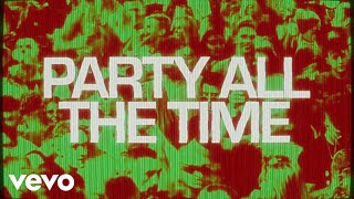 Hannah Laing HVRR  Party All The Time Lyric Video [upl. by Nosnevets]