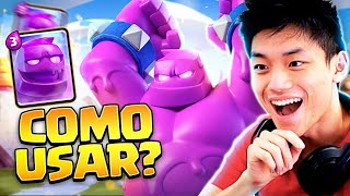 COMO USAR O GOLEM DE ELIXIR PRA SUBIR DE ARENAS CLASH ROYALE [upl. by Hplodnar936]