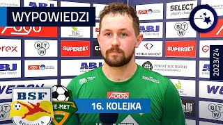 BSF ABJ Bochnia  WeMet Kamienica Królewska 75  WYPOWIEDZI  16 kolejka 202324 [upl. by Eimat]