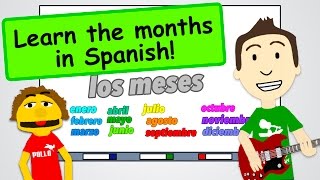 Months of the Year in Spanish  a Song [upl. by Bab]