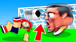 VIREI PROFISSIONAL NO FUTEBOL DE CABEÇÃO DO ROBLOX 😂 [upl. by Laroy740]