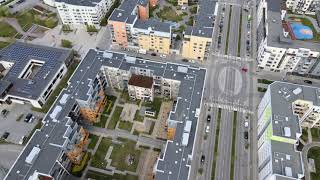 Flying over Barkarbystaden  Mavic Air 2 Drone [upl. by Orestes]