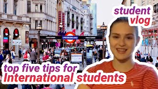 Top tips for international students arriving in London  LSE Student Vlog [upl. by Brockwell]