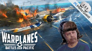 Warplanes Battles over Pacific VR 🪂 Multiplayer deutsch metaquest3 vr oculus metaquest2 [upl. by Asuncion]