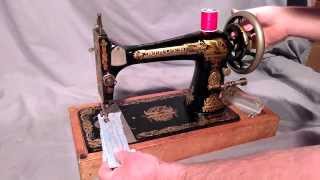 Nice Serviced Antique 1908 Singer 27 Sphinx Treadle Only Sewing Machine D411105 [upl. by Eliot]