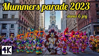 Mummers Parade 2023 4k Full version of the Biggest Mummers Parade 2023 worldwide PhiladelphiaUSA [upl. by Shorter135]