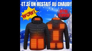 Veste chauffanteGilet Chauffant  Thermojacket France [upl. by Noxid]