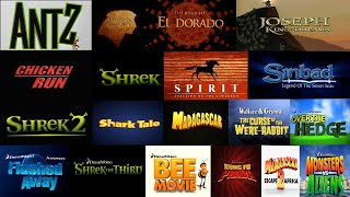 DreamWorks Animation Films All at Once Part One 19982009 [upl. by Etnohs]