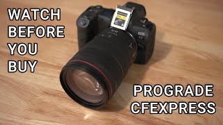 ProGrade CFexpress Card Review  Watch Before You Buy for EOS R5 [upl. by Shifra717]