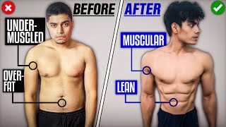 SKINNY FAT से MUSCULAR बस 3 STEPS में [upl. by Nylcoj]